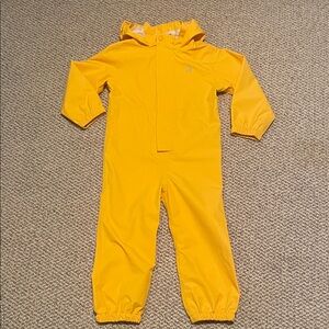 Bright Yellow Kids Raincoat